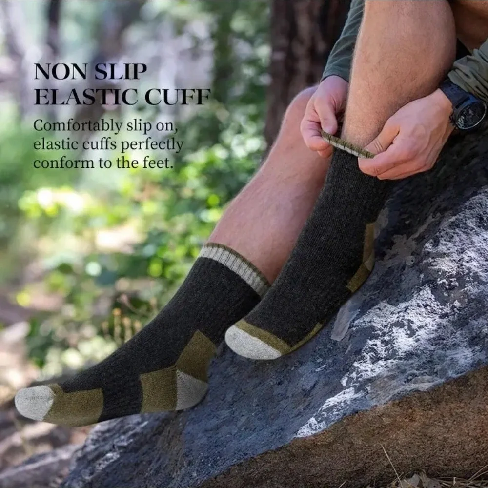 Calcetines Gruesos De Lana Para Invierno Cálidos Para Hombre O Mujer Tallas 7-13